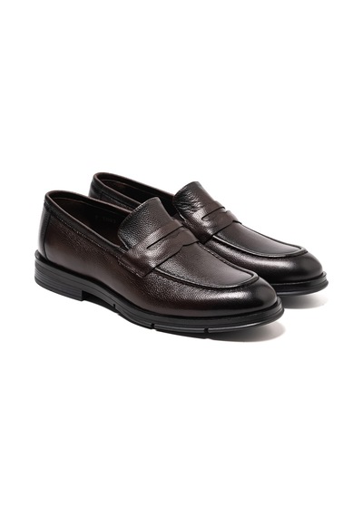 Brown Porto Klasik Ayakkabı Erkek Ka-26y-f3003 John May Formal Shoe Kahverengi