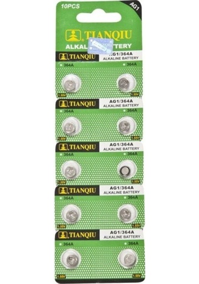 Himarry Tıanqıu Ag1 Lr621/364 Alkalin 10'lu Düğme Pil