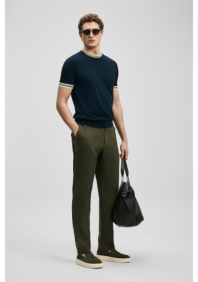 Lufian Karl Smart Erkek Chino Pantolon Slim Fit Yeşil Yeşil 111190363100600