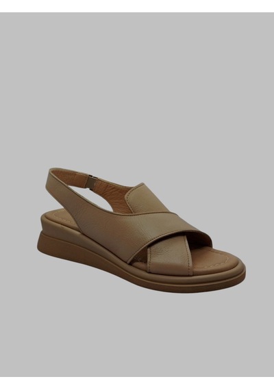 Albini A-24y101301 Kadın Deri Sandalet Ten