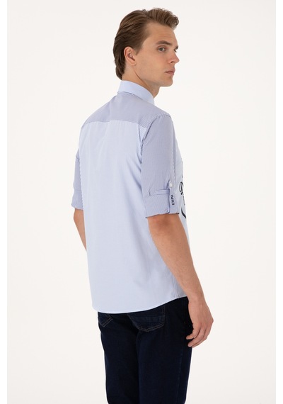 U.s. Polo Assn. Erkek Lacivert Gömlek Desenli 50299351-vr033 Lacivert U.s. Polo Assn. Erkek Lacivert Gömlek Desenli 50299351-vr033 Lacivert