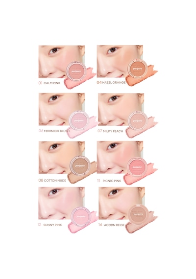 Peripera Pure Blushed Sunshine Cheek 07 Milky Peach