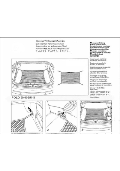 Vw Polo O.e.m No 5n0065111 Bagaj Düzenleyici File