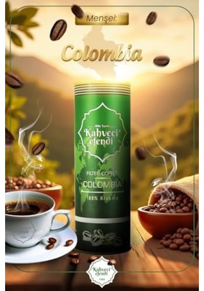 Efendi Colombia Filtre Kahve Premium Teneke Kutu 150g S