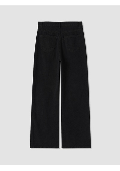 Lcw Modest Siyah Baggy Fit Kadın Jean Pantolon