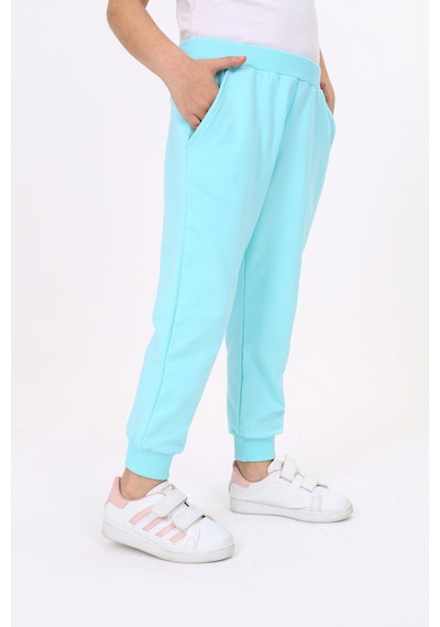Toontoy Kız Çocuk Beli Paçası Ribanalı Cepli Basic Jogger Eşofman Altı 2 İplik Su Yeşili Toontoy Kız Çocuk Beli Paçası Ribanalı Cepli Basic Jogger Eşofman Altı 2 İplik Su Yeşili