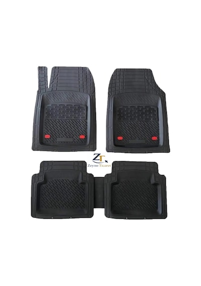 Peugeot 107 2007 4 Cm Derin Havuzlu 5 Parça 3d Universal Oto Paspas Siyah