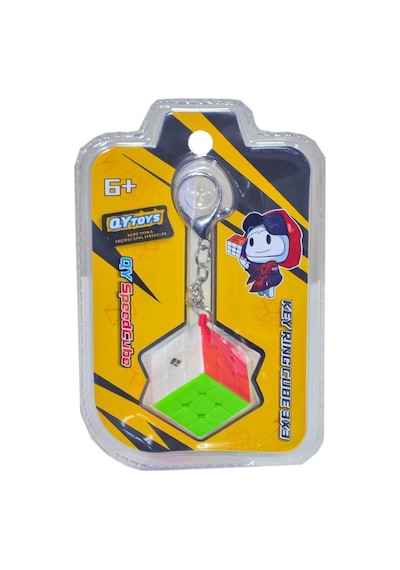 2192 Qy Speed 3x3 Flat Küp Anahtarlık - Başel Toys