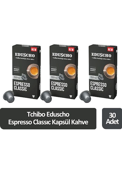 Tchibo Eduscho Espresso Classic Kapsül Kahve 30 Kapsül Kapsül Kahve