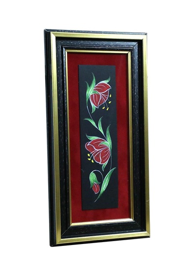 E38 El İşçiliği Suluboya Tablo - 16 32 Cm - 6531