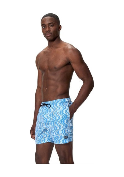 Speedo Print Redondo Edge Volley 16" Erkek Şort Mayo Çok Renkli