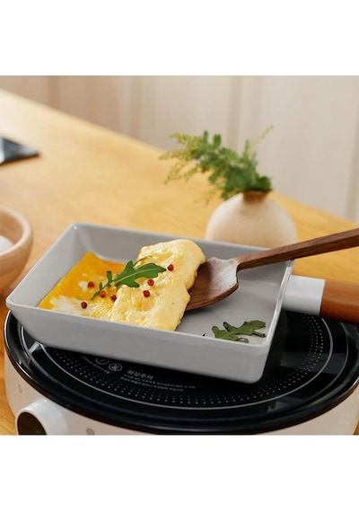Neoflam Fika Alüminyum Döküm Omlet Tava Gri 15CM