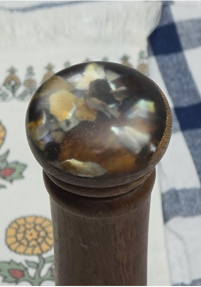 Akasya Baharat Öğütücü - Değirmenli Tuzluk - 25 Cm Kahverengi