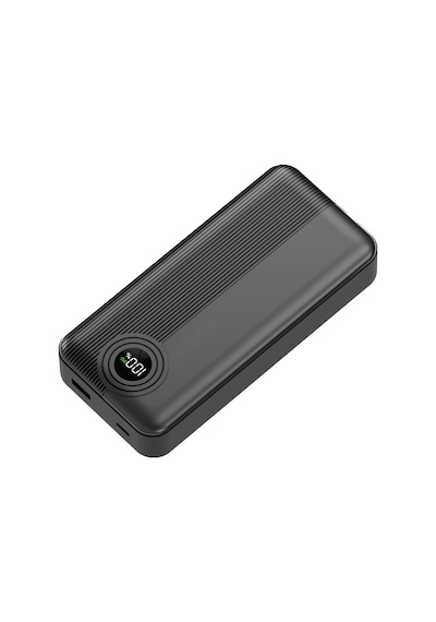 Dexım W4 20.000mah 2x Type C Kablolu 22.5w Pd Led Göstergeli 18w Giriş 20w Çıkış Powerbank - Dca0068 Siyah