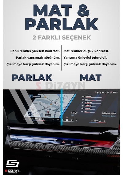 S-dizayn Renault Clio 6 Esprit Alpine 9h Multimedya Ekran Koruyucu Parlak 2026 Üzeri A+ Kalite