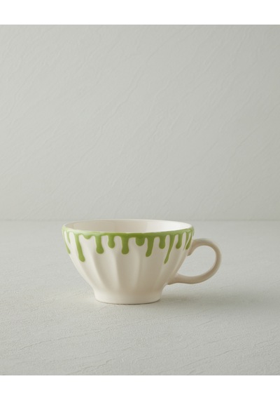 English Home Almond Flow Seramik Kupa 390 Ml Yeşil