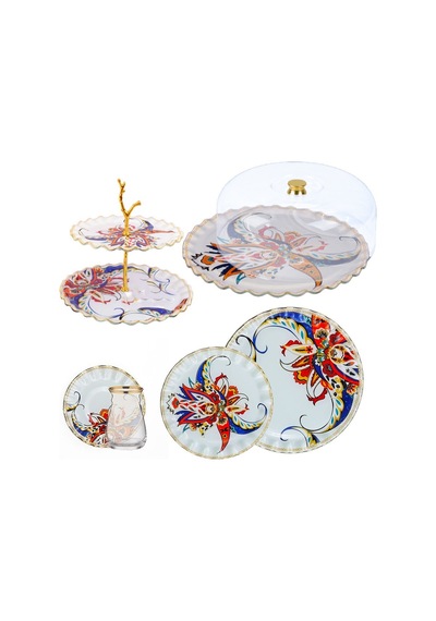 Glore Anemon 28 Parça Tea Time Cam Çay Seti 69693