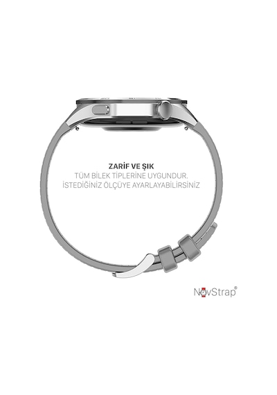 Novstrap Tcl Movetime Mt42x Mt46x Mt43a İle Uyumlu Kordon 20mm Lansman Kumaş Silikon Kayış