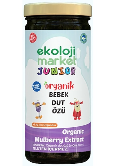Ekoloji Market Organik Çiğ Tahin 230 G + Organik Dut Özü 290 G
