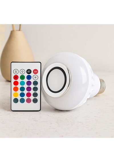 Kumandalı Rgb Led Ampul Bluetooth Hoparlör 7w/3w