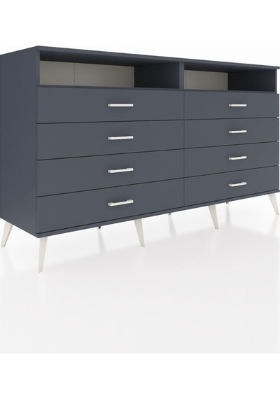 Hyperion Konsol 2 Raflı 8 Çekmeceli 176x44x99 Antrasit-antrasit Antrasit-antrasit Hyperion Konsol 2 Raflı 8 Çekmeceli 176x44x99 Antrasit-antrasit Antrasit-antrasit