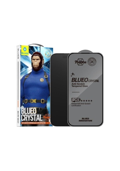 Özel Tasarım BlueoApple iPhone Uyumlu 16pro/17/17pro/18pro Crystal Tempered Glass Telefon Koruma