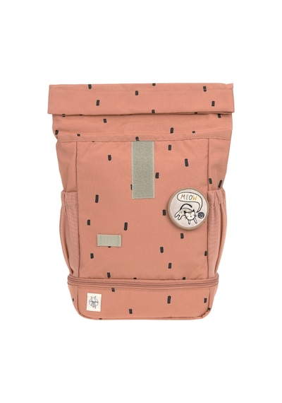 Lassig Happy Prints Mini Rolltop Sırt Çantası Caramel Çok Renkli