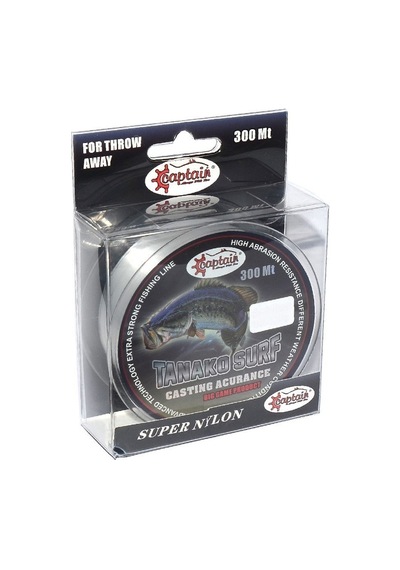 Captain Tanako Surf 300mt Monofilament Misina Beyaz 0.30 mm