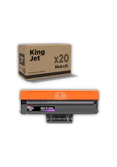 Kingjet Samsung Uyumlu Mlt d104s Standart Kapasiteli 20'li Paket Çipli Toner Ml 1660