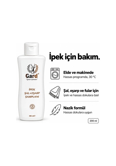 Gard İpek Şal Ve Eşarp Şampuanı 200 Ml