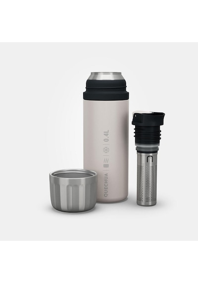 Quechua Çay Filtreli Paslanmaz Çelik Termos - 0,4 L - 900 Çok Renkli