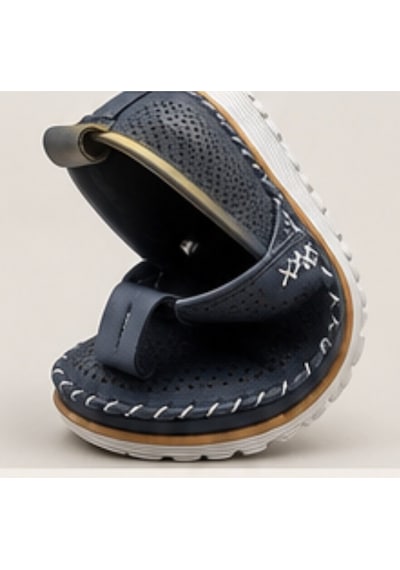 N Napa Shoe Np.109.lacivert Deri Ayakkabı