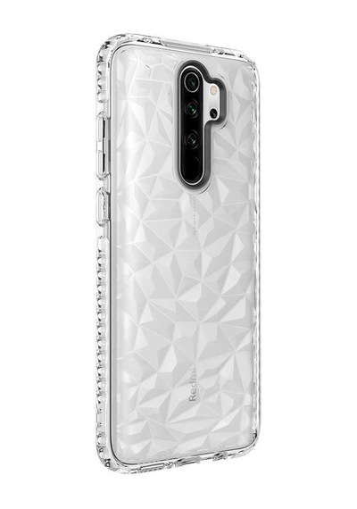 Kilifone - Redmi Note 8 Pro Uyumlu Kılıf Prizmatik Renkli Koruyucu Buzz Kapak - Pembe - T18870