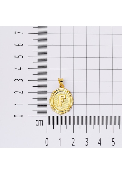 14 Ayar İtalyan F Harfi Kolye Klımy14k28894
