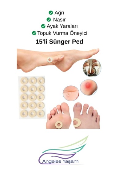 Angeles Yaşam Nasır Yastığı Sünger 15 Li