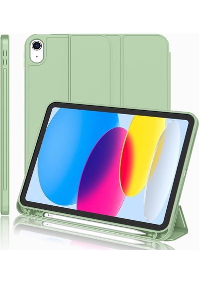 Apple İpad 11.nesil 2025 A16 / 10.nesil 2022 10,9 Inç Uyumlu Kılıf Kalem Tutuculu, Yumuşak Tpu Sırtlı, Üç Katlı Standlı Akıllı Kılıf Kapaklı Kılıf Apple İpad 11.nesil 2025 A16 / 10.nesil 2022 10,9 Inç Uyumlu Kılıf Kalem Tutuculu, Yumuşak Tpu Sırtlı, Üç Katlı Standlı Akıllı Kılıf Kapaklı Kılıf