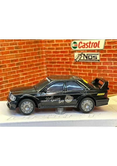 Mercedes 190 E Evo Iı Drift 1:43 Hobi Sınıfı Uzaktan Kumandalı Rc Araba 15 Km/h 4wd Neon Işıklı