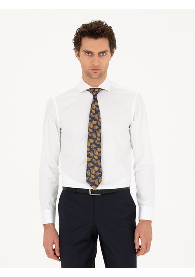 Cacharel Beyaz Slim Fit Pamuk Klasik Gömlek 15841036