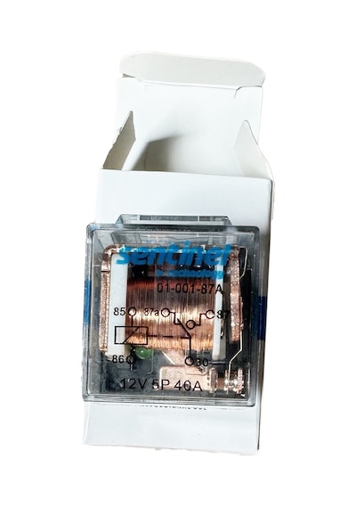 Sentinel Mini Röle Şeffaf 12v 40a 5p 87a Ledli 1 Adet