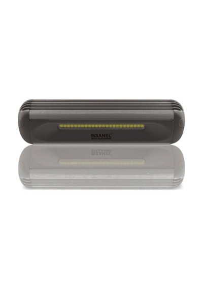 Smzlw24w 12v-24v 24 Led Li 12w Su Geçirmez Açılı Dış Beyaz Gövde, E Onaylı , Karavan , Tekne - Yat