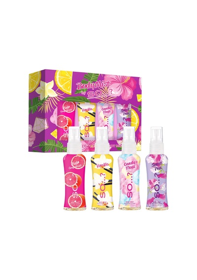 Body Mist Mini Vücut Spreyi Hediye Seti 4x50ml