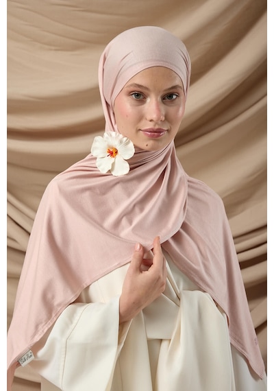 Silk Home Premium Penye Şal 65002-13 Pudra Çok Renkli