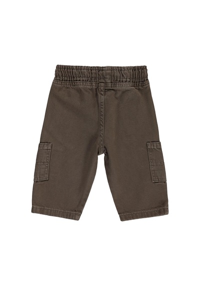 Civil Baby Kargo Cepli Örme 6-18 Ay Pantolon - Kahve