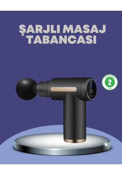 Zengemtx Sporcu Kas Masaj Tabancası 6 Kademe Güçlü Titreşim 4 Başlık Şarjlı Masaj Aleti Çok Renkli