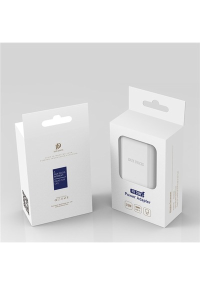 Dux Ducıs C50 Pd 20W Hızlı Şarj Aleti 20W Usb-C Güç Adaptörü (200344199)-Beyaz