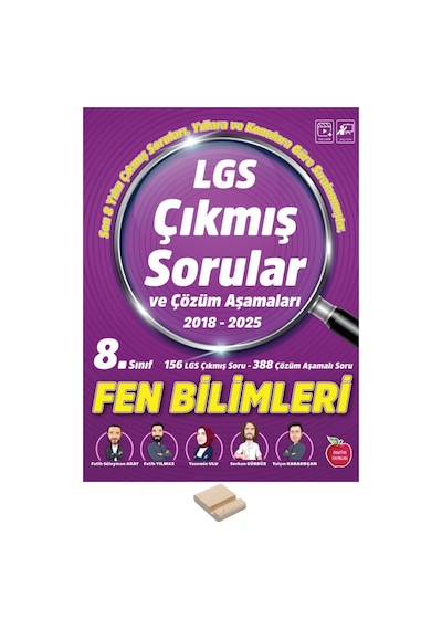 Lgs 8. Sınıf Çıkmış Sorular Fen Bilimleri + Telefon Standı