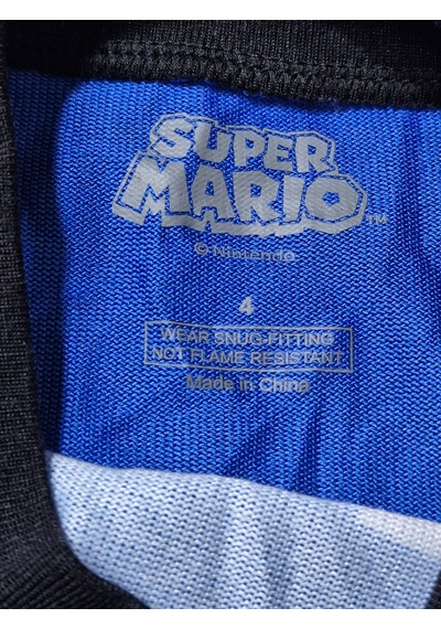 Hasyılmaz Nintendo Süper Mario 2li Pijama Takımı 4 Yaş Mavi