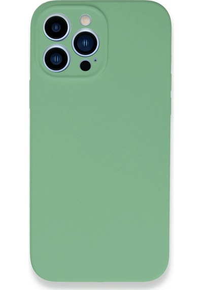 Cosmotex Newface Apple iPhone Uyumlu  13 Pro Max Kılıf Lansman Legant Silikon - Yeşil