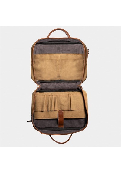 Çantaş Retro Kanvas 40x29 Evrak Ve Laptop Çantası 15 İnç Camel