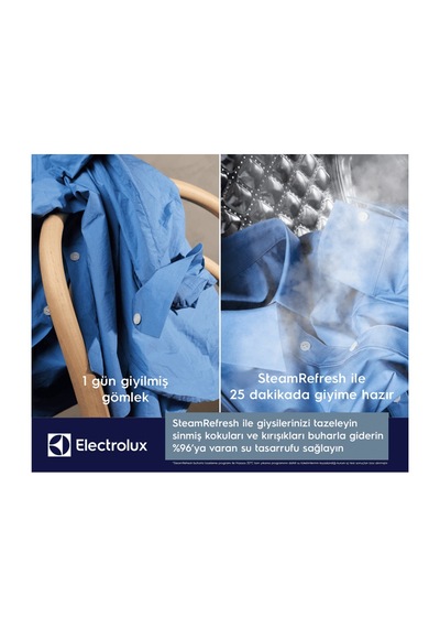 Electrolux EW7F4422CT 700 Serisi Steamcare 1400 Devir 12 KG Wi-fi Çamaşır Makinesi